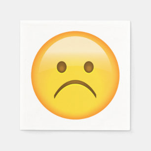 Mycket ledsen - Emoji Pappersservett