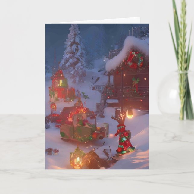 Mycket lik jul kort (Framsida)