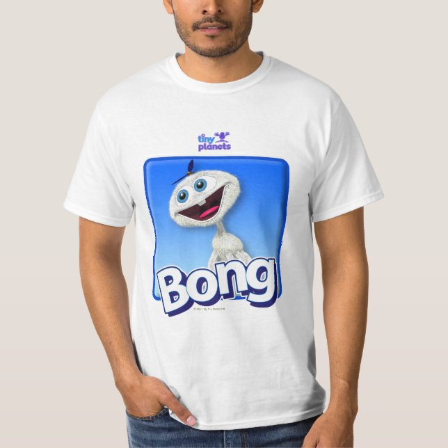 Mycket lilla planet Bong - beanien Tee (Framsida)