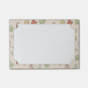 Mycket lilla tekannor post-it block