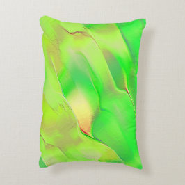 Mycket lite levande i levande och åldras grönt prydnadskudde