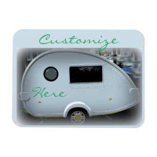 Mycket liten husteardrophusvagn Thunder_Cove Magnet