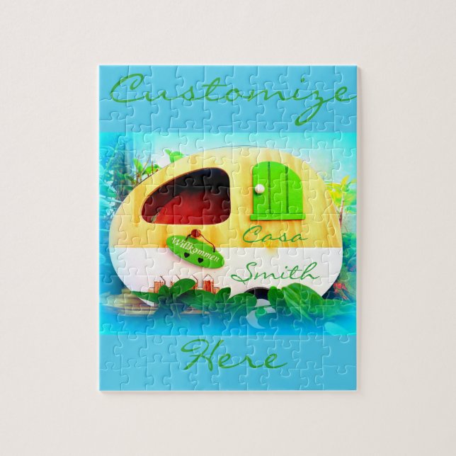 mycket liten huszigenarehusvagn pussel (Vertikal)