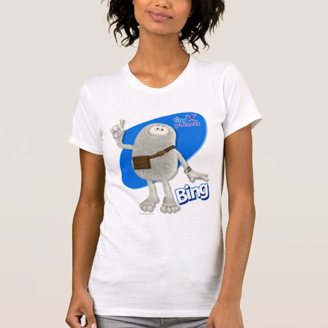 Mycket liten planetBing - En-ha! T-shirt (Framsida)