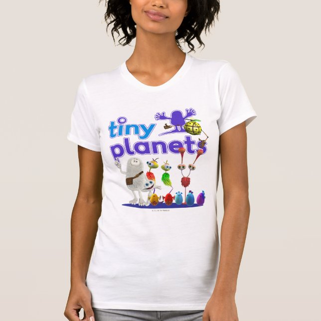 Mycket liten planetfamilj t shirt (Framsida)