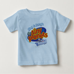 Mycket liten planetlogotyp t-shirt