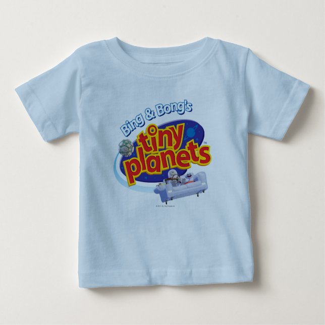 Mycket liten planetlogotyp t-shirt (Framsida)