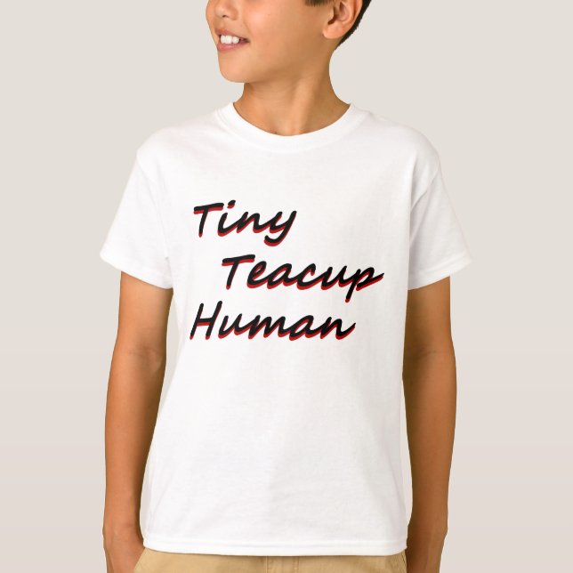 Mycket liten tekoppmänniska tee (Framsida)