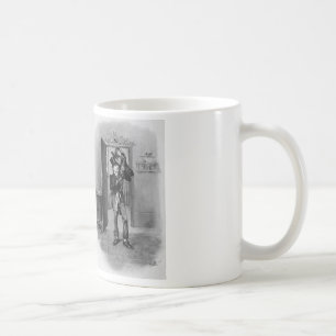 Mycket litet Tim och egennamn Cratchit. Kaffemugg