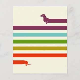 (Mycket) Long Dachshund Flygblad
