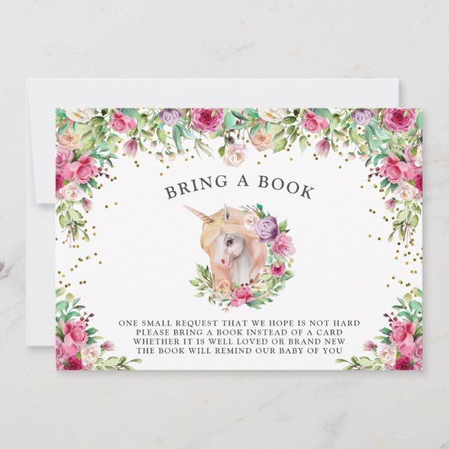 Mycket magiskt på Unicorn Birthday Tack Inbjudningar (Framsida)