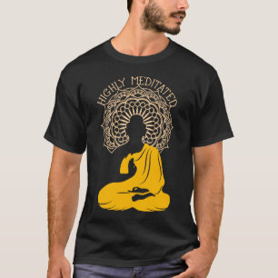Mycket mediterat Yin Yang Buddha Gift T Shirt