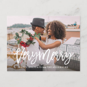 Mycket merry helg vykort