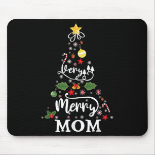Mycket merry Mamma Julgran Ornament Ljus Julafton Musmatta