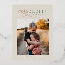 Mycket merry Stars Foil-inbjudan