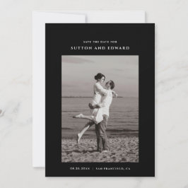 Mycket minimal enkel foto spara datumet