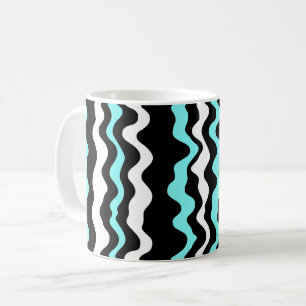 Mycket minimalistisk och enkel platt och djärv ekl kaffemugg