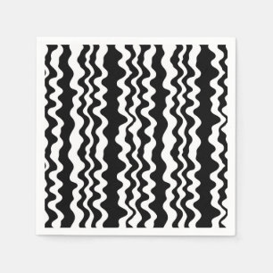 Mycket minimalistisk och enkel, platt och fet elek pappersservett