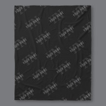 Mycket Mörk Grått och svart Monogram Namn Mönster