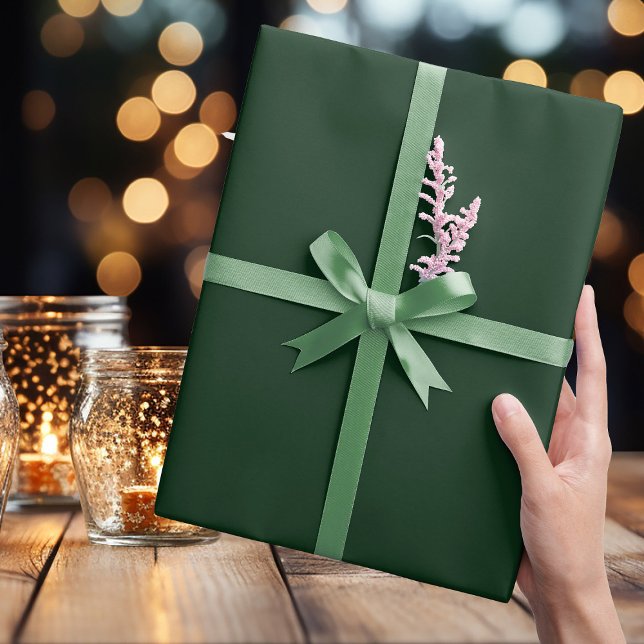 Mycket Mörk grönt - radbyte Pappert Presentpapper (Skapare uppladdad)