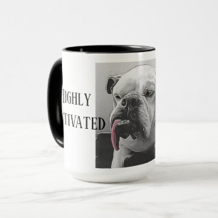 Mycket motiverad Sömnig bulldog med attityd Mugg