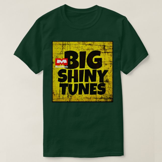 Mycket Music Big Shiny Tunes T Shirt (Design framsida)