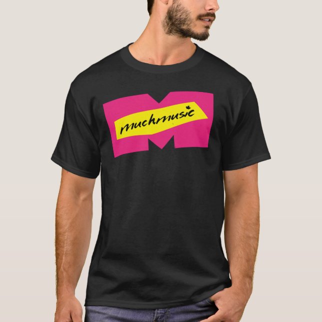 MYCKET MUSISK RETRO-LOGOTYP   T SHIRT (Framsida)