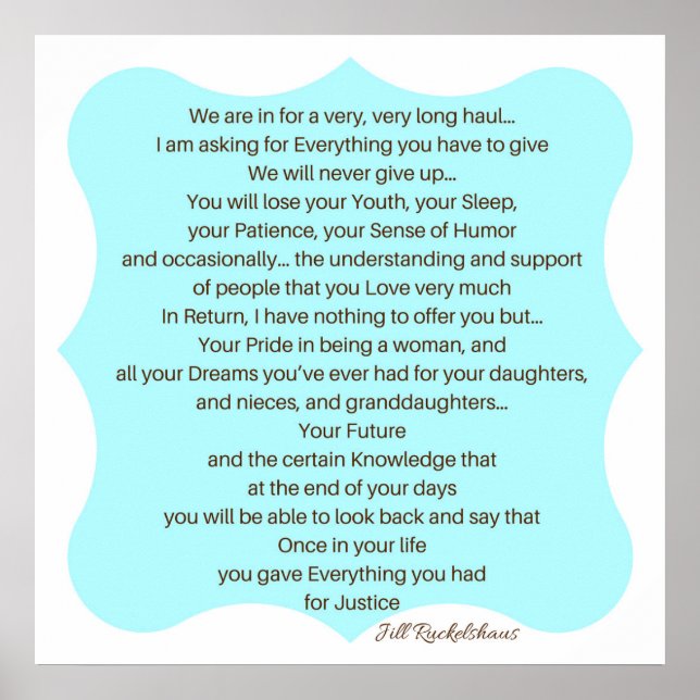 Mycket, mycket långdraget Poster (Framsidan)