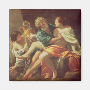 Mycket och hans döttrar, c.1630 (olja på kanfas) magnet