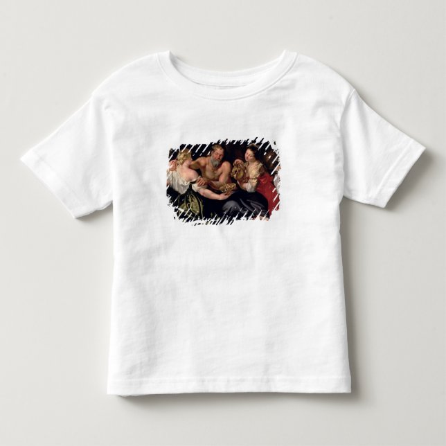 Mycket och hans döttrar t shirt (Framsida)