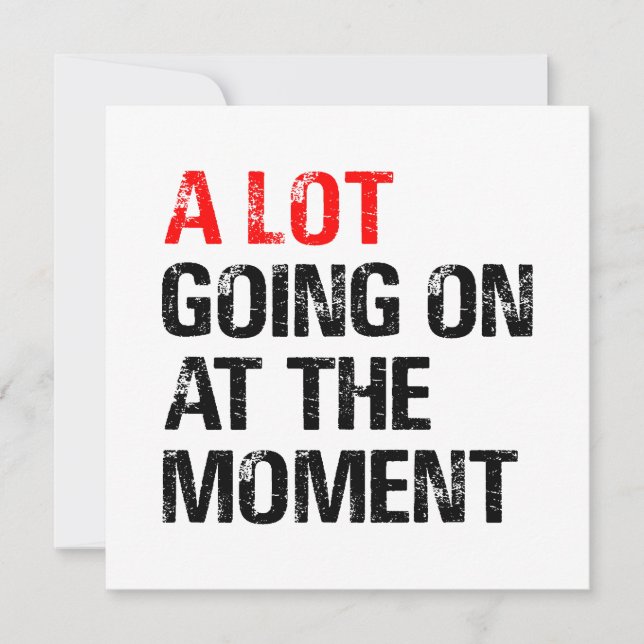 Mycket pågår just nu (Framsida)