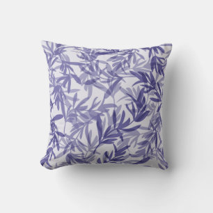 Mycket peri Tropical Blommönster Modern Girly Kudde