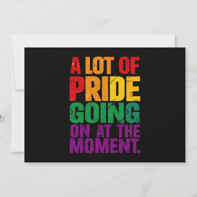 Mycket Pride pågår just nu i månaden för HBT-Pride Inbjudningar (Framsida)