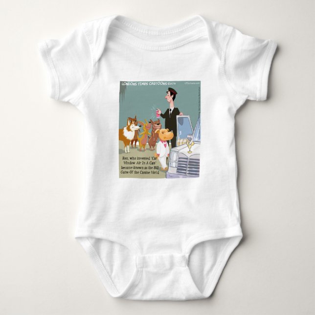 Mycket Rik Hund Rolig T-shirt (Framsida)