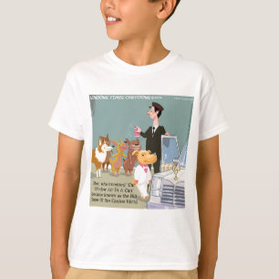 Mycket Rik Hund Rolig Tee Shirt