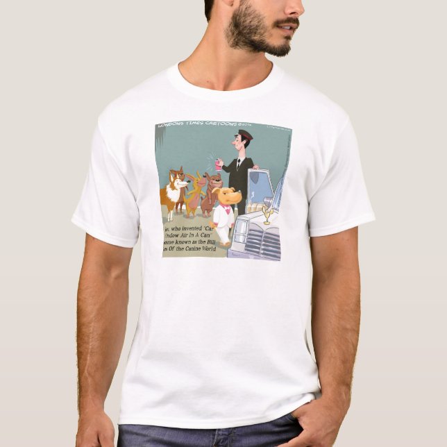 Mycket Rik Hund Rolig Tee Shirt (Framsida)