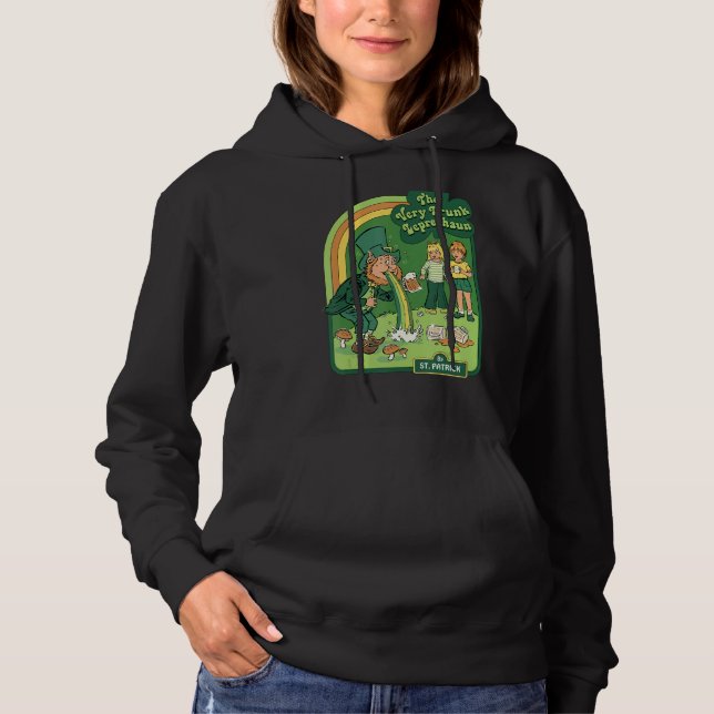 Mycket rinnande Leprechaun St Patrick S Day Lyckli T Shirt (Framsida)