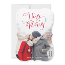 Mycket röda julfotkort för skript