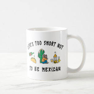 Mycket rolig mexikan kaffemugg