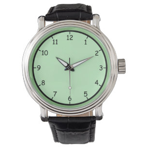 Mycket rolig och färgrik grön armbandsur