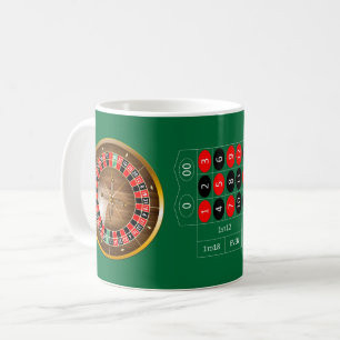 Mycket Roligt American Roulette Bord-kaffe Kopp