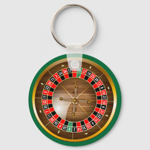 Mycket Roligt American Roulette Wheel-Nyckelring Nyckelring
