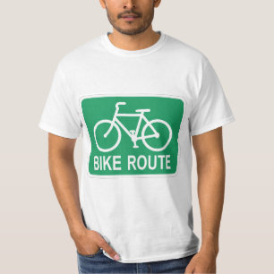 Mycket Roligt Bike Route-tecken T-Shirt