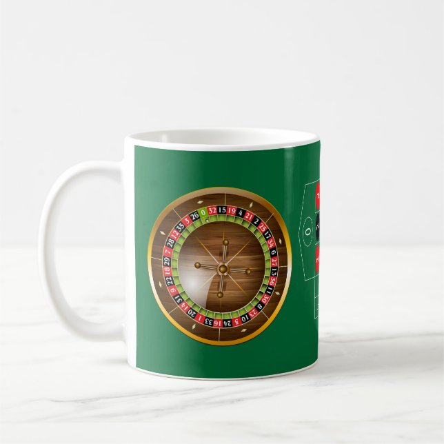 Mycket Roligt Europeiska Roulette Bord-kaffe Kopp (Vänster)