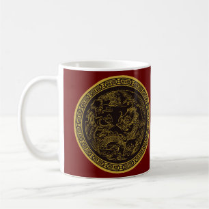 Mycket Roligt Kinesisk Dragon Coffee Kopp