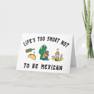 Mycket roligt mexicanskt kort