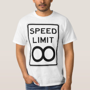 Mycket Roligt Obegränsad MPH-hastighetsbegränsning T Shirt