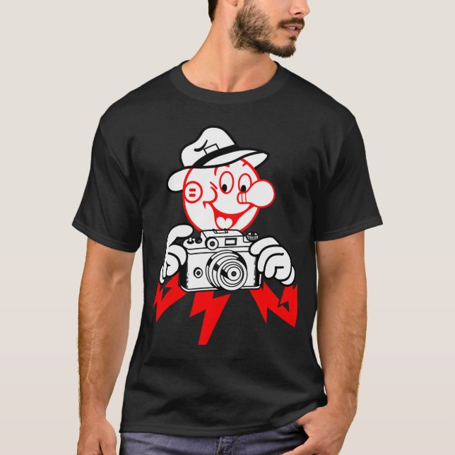 Mycket Roligt Reddy Kilowatt T-Shirt (Framsida)