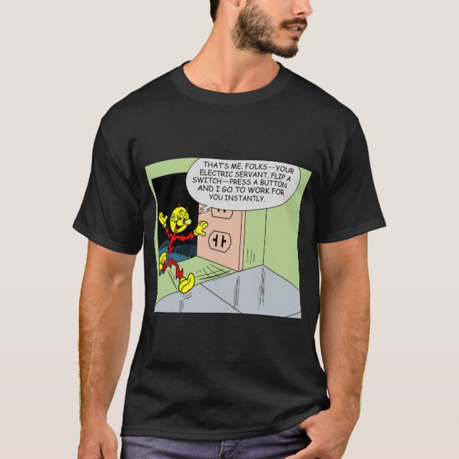 Mycket Roligt Reddy Kilowatt T-Shirt (Framsida)