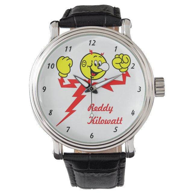 Mycket Roligt Reddy Kilowatt Wrist Watch Armbandsur (Framsida)